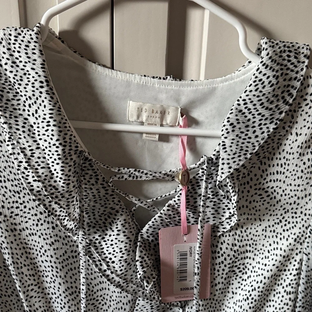 Ted Baker Ruffle Blouse - Picture 3 of 5